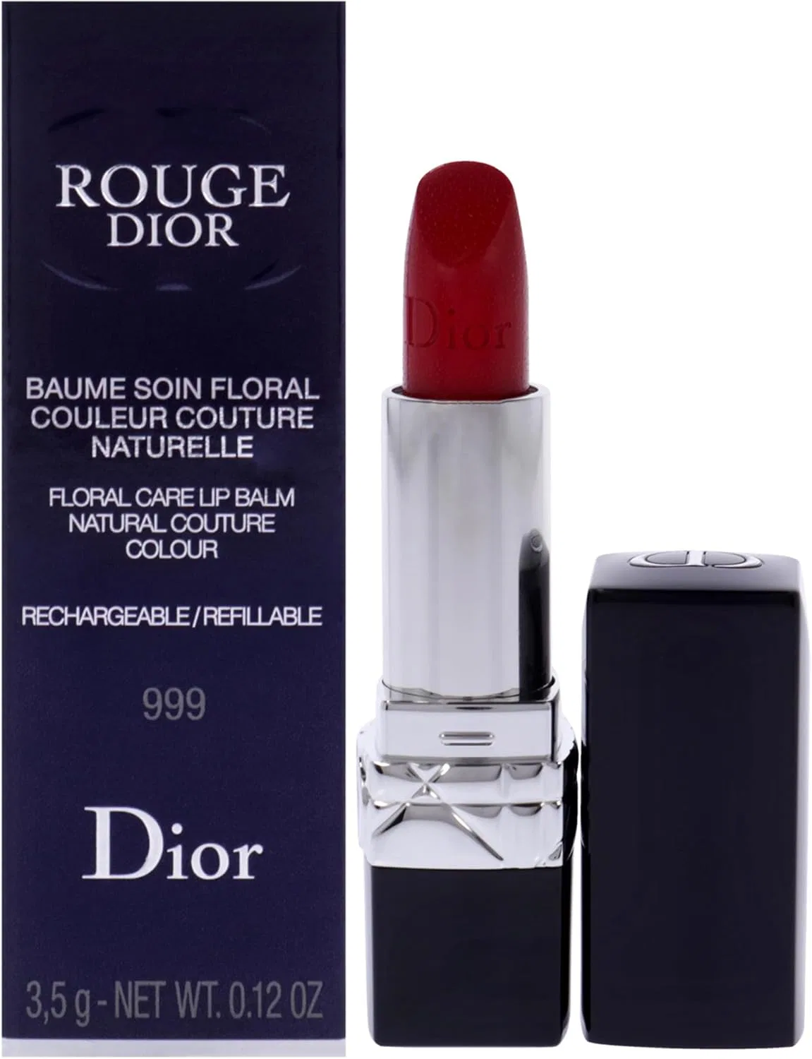 Бальзам для губ Dior Rouge Dior Balm 999S Satв 1 шт