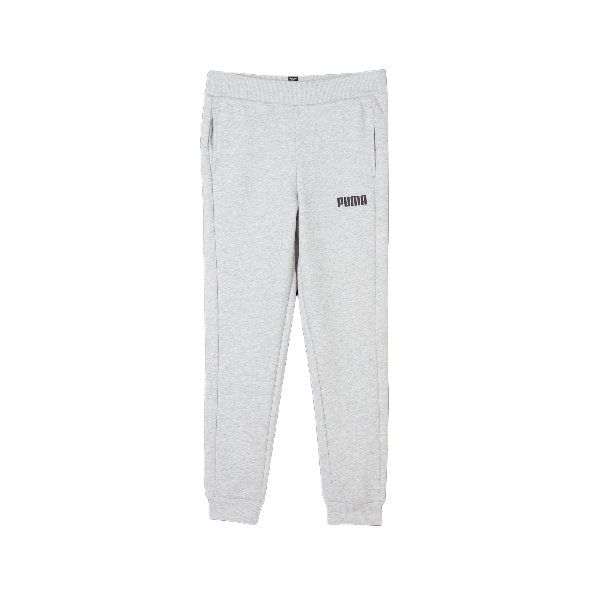 Повседневные брюки детские светло-серые микс PUMA — фото 2