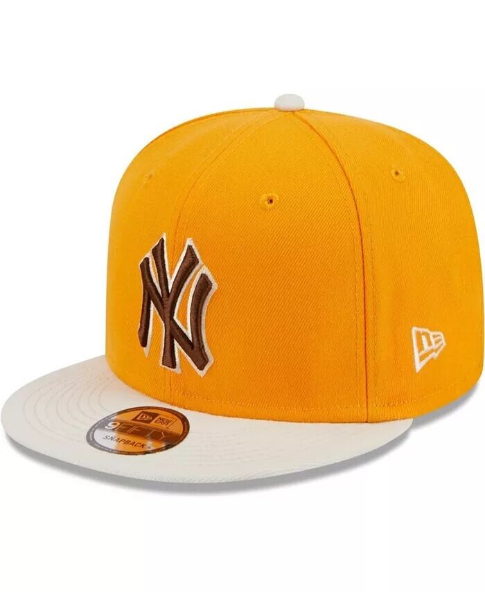 

Мужская золотая бейсболка New York Yankees Tiramisu 9Fifty Snapback New Era