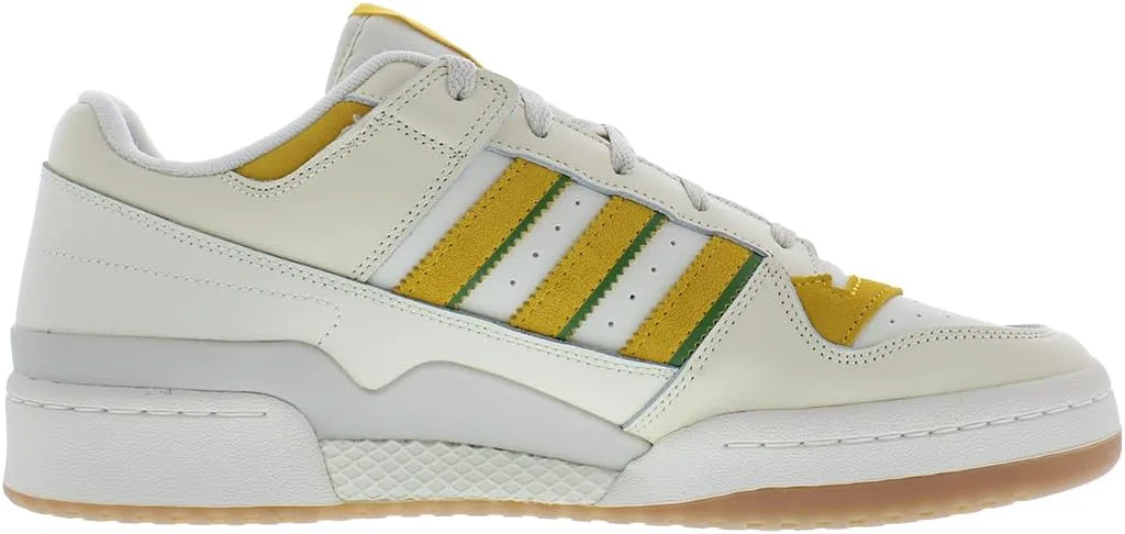 Мужские кроссовки Adidas Forum Low, кремовый/золотой/зеленый/белый — фото 2