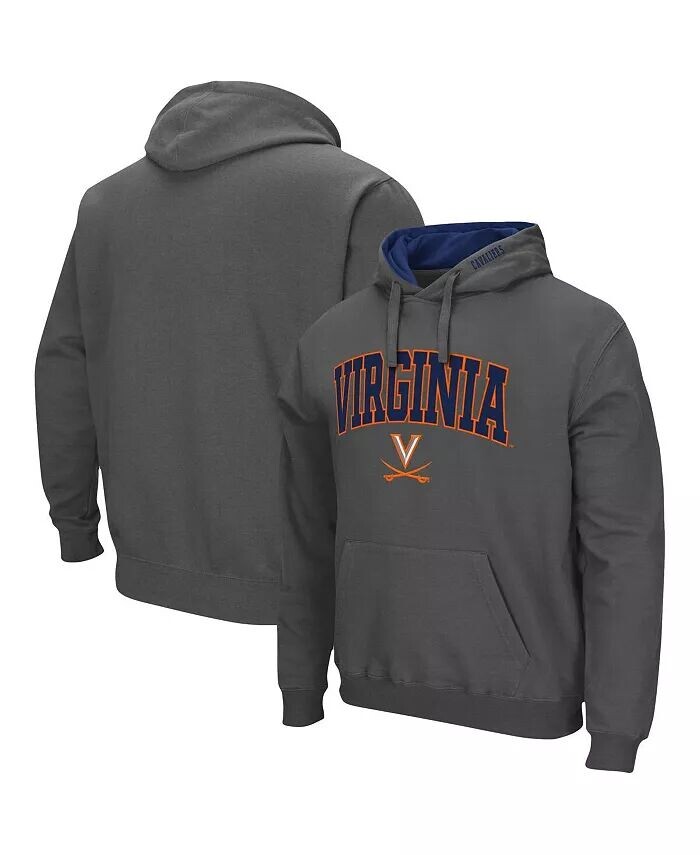 

Мужской пуловер с капюшоном Virginia Cavaliers Arch и Logo 3.0 Colosseum, синий