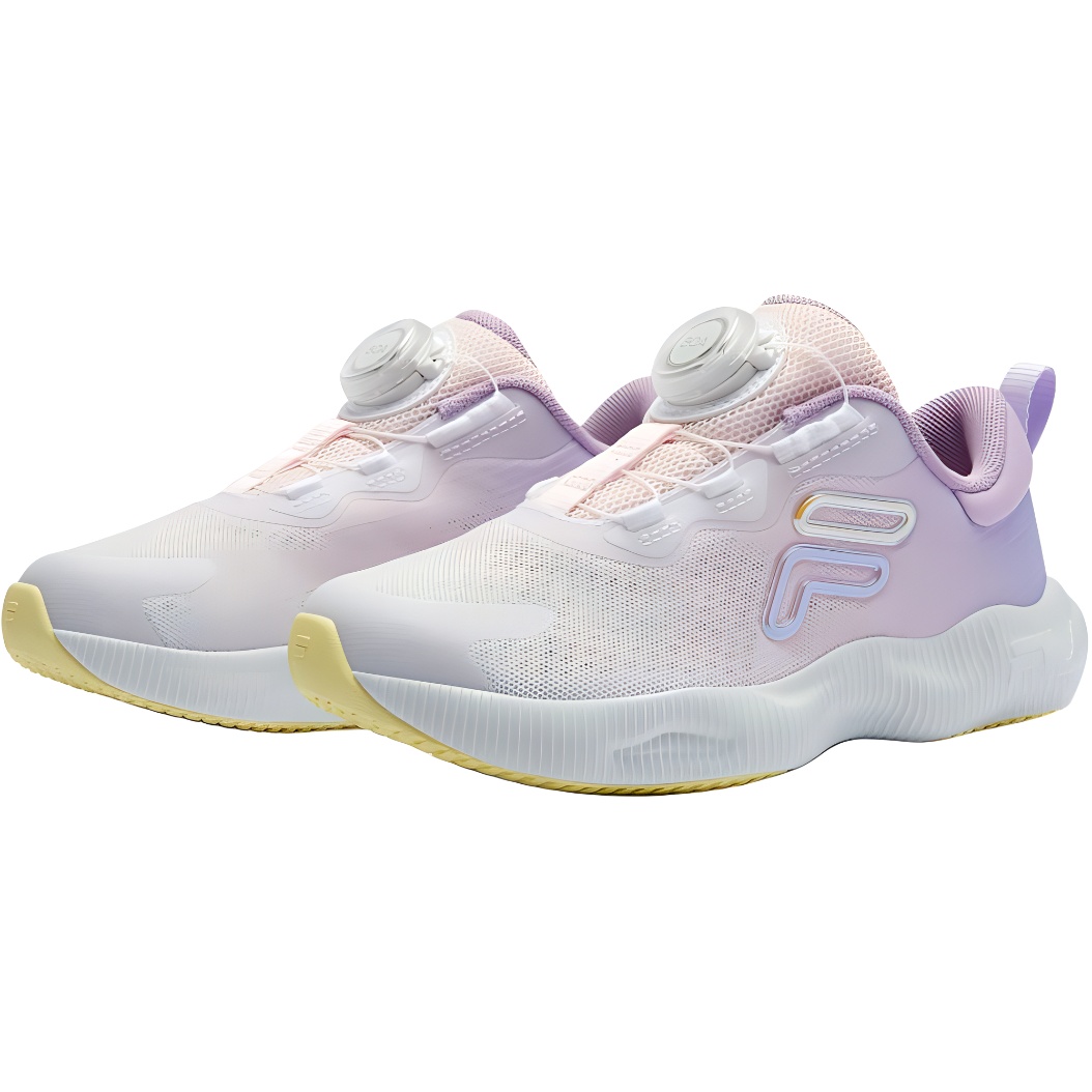 FILA KIDS Детские кроссовки BOA Cloud Walk 2 Rebound And Breathable Low Top, розовые, фиолетовые, для детей от 3 до 7 лет — фото 3