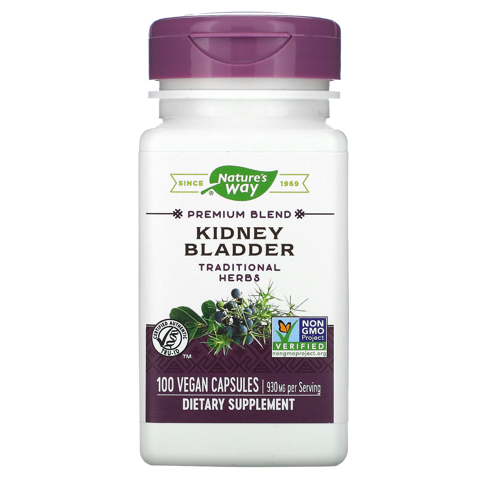 

Nature's Way Kidney Bladder 465 мг 100 вегетарианских капсул