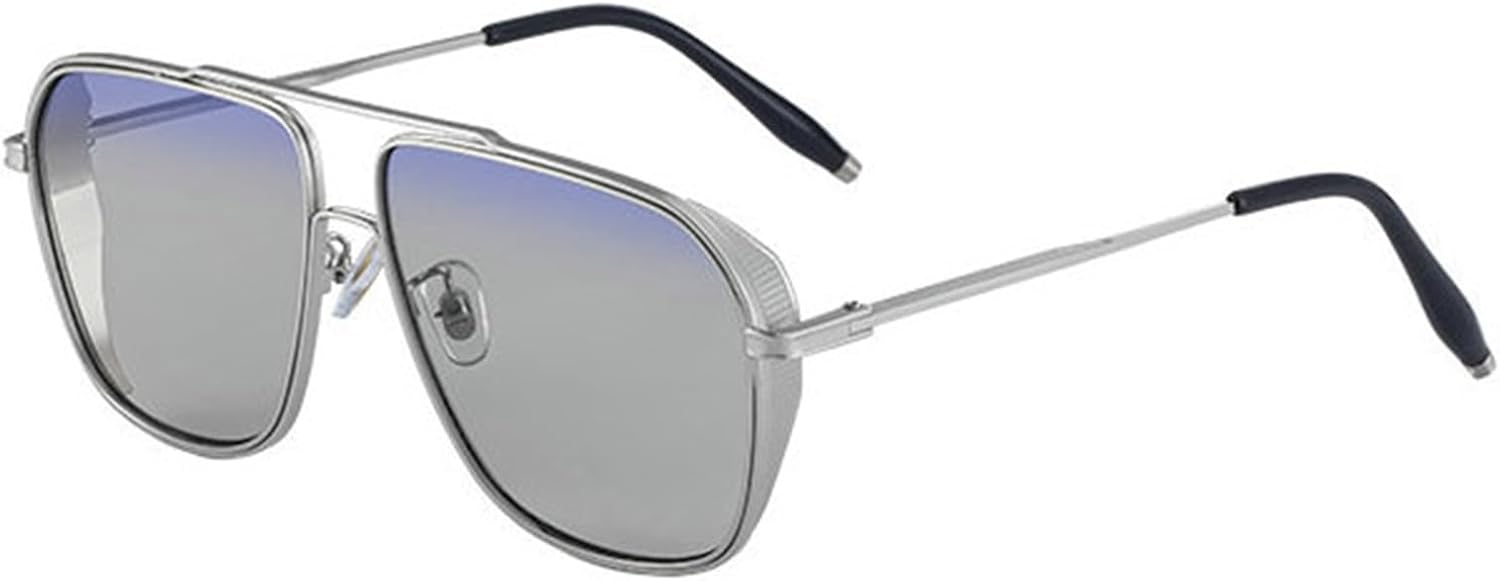 

Солнцезащитные очки Willochra в стиле ретро, ​​большие квадратные, для женщин и мужчин, винтажные очки-пилот, классические большие металлические солнцезащитные очки с градиентным переходом цвета, C7