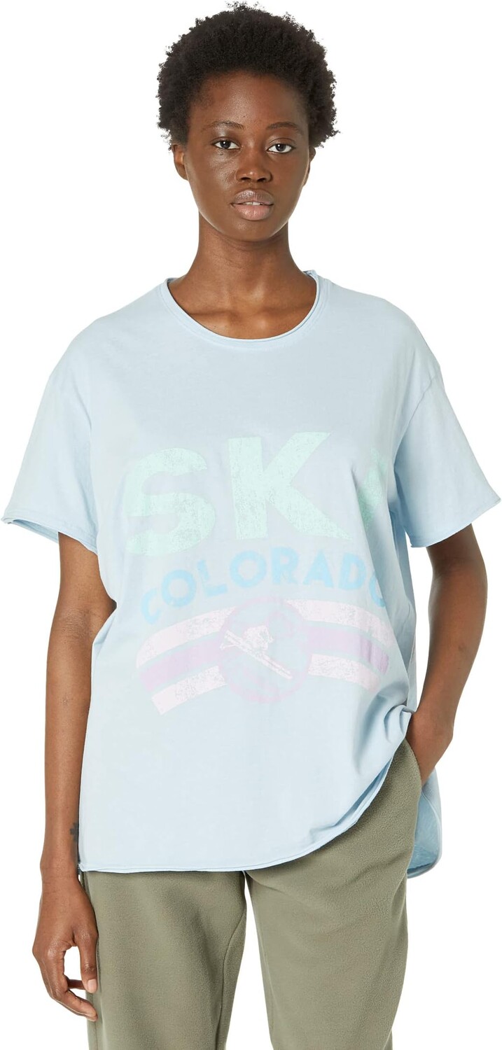 

Футболка Show Me Your Mumu Vinny Tee, цвет Ski Colorado Graphic