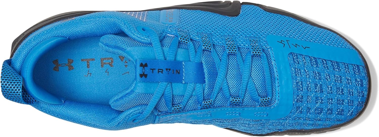 Under Armour Mens Tribase Reign 6, Blue Atlantis/Black/Black — фото 2