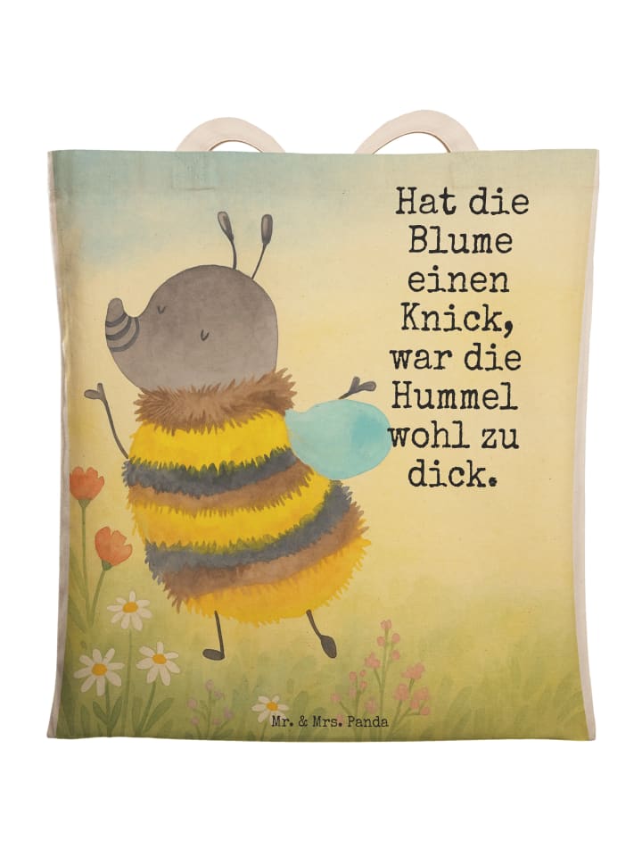 

Сумка-шоппер Hummel с пушистым дизайном и надписью белого цвета Mr. & Mrs. Panda