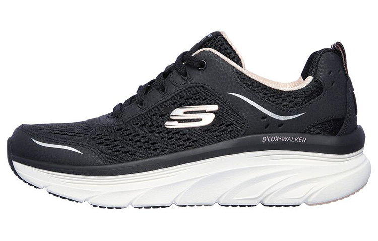 

Кроссовки женские D"lux Walker Running Shoes Low-top Black/розовые Skechers