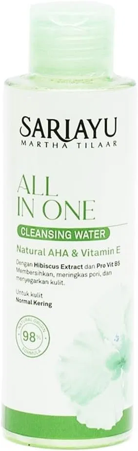 Мицеллярная вода — Sariayu All In One Cleansing Water для нормальной и сухой кожи, 150 мл