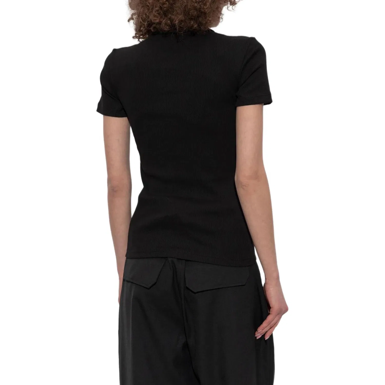 Поло с коротким рукавом и патчем с логотипом LACOSTE, Black — фото 4