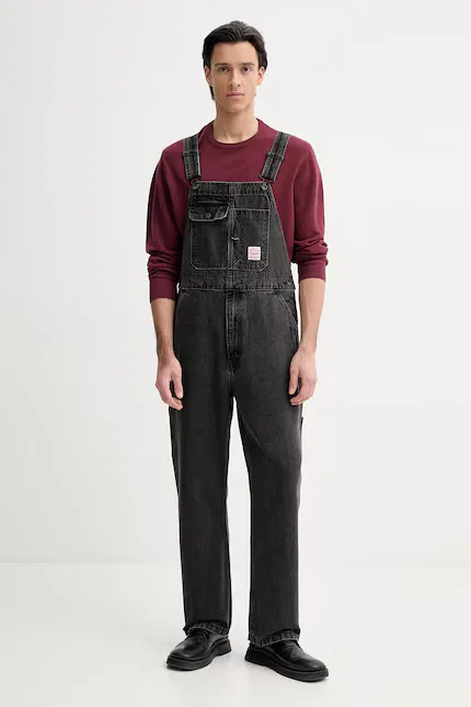 Комбинезон джинсовый свободный Overalls x Workwear Levi's, черный