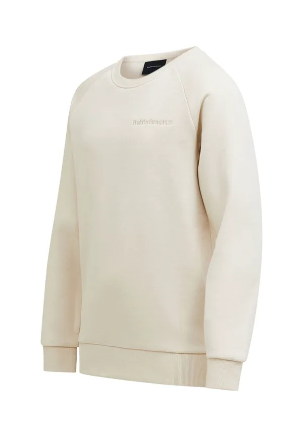 Оригинальная толстовка с небольшим логотипом jr. Peak Performance, Sandbeige — фото 3