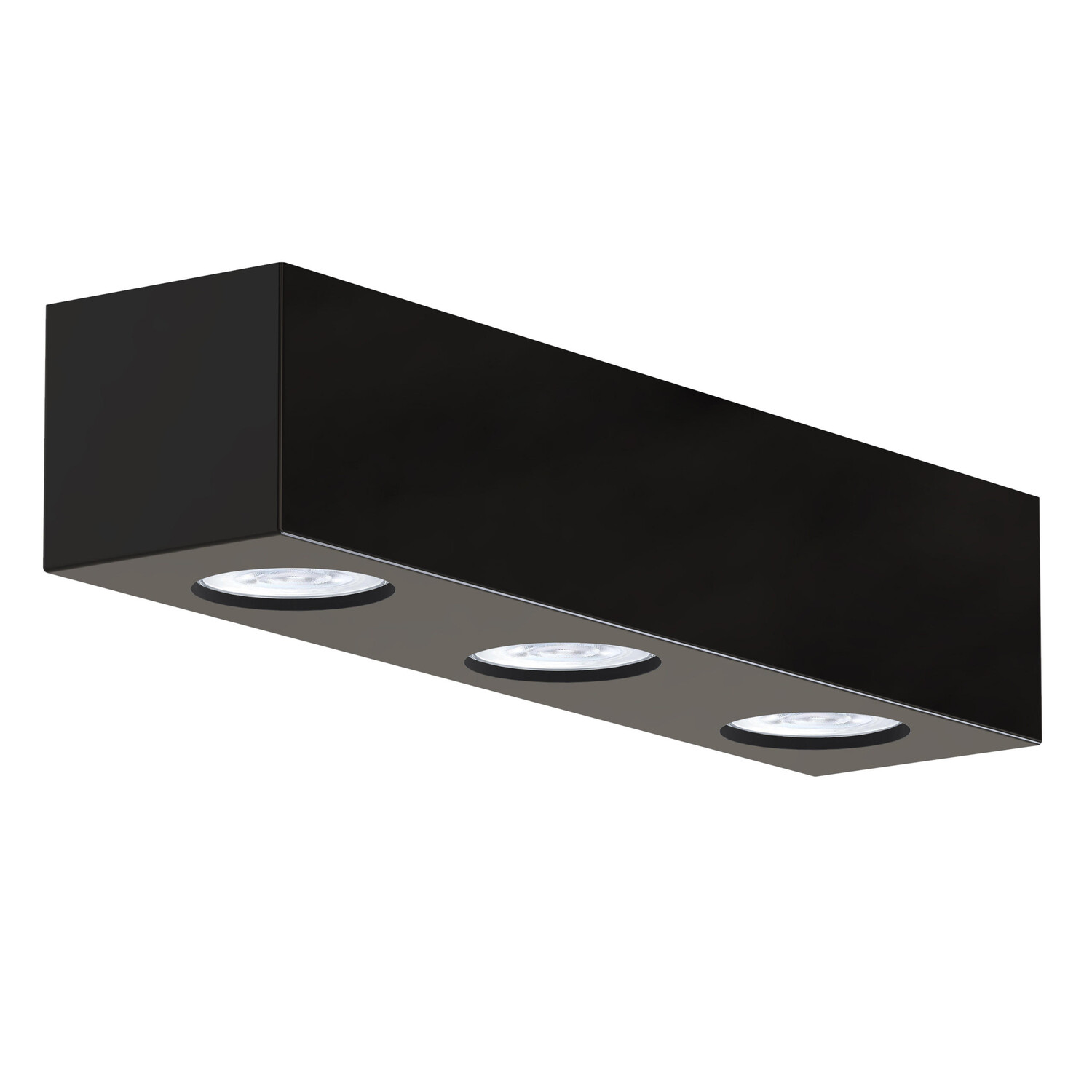 

Потолочный светильник Lumicom, 10x30x7 см, черный глянцевый