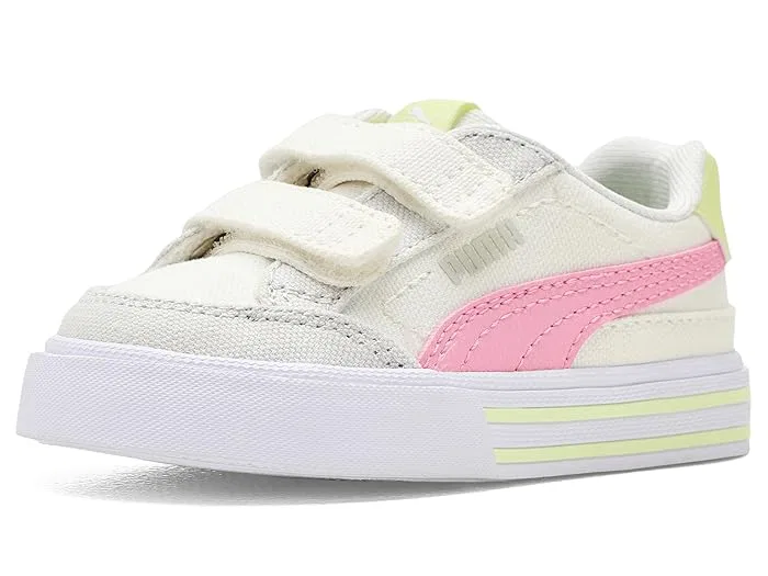 Кроссовки детские Court Classic Vulc PUMA Kids, White/Pink Shimmer