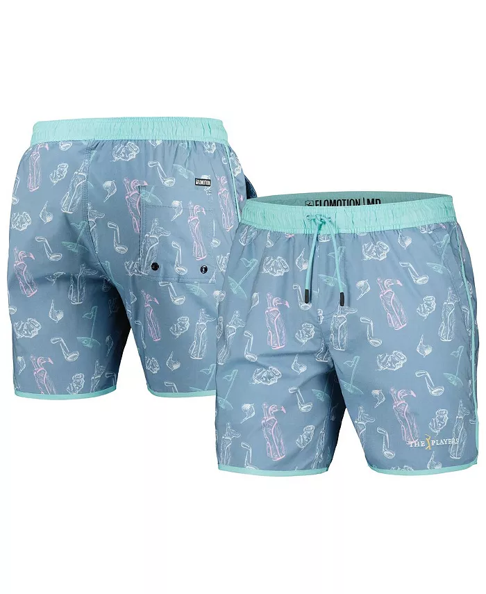 

Мужские синие шорты THE PLAYERS Bogey Bag Tri-Blend Volleyshorts Flomotion