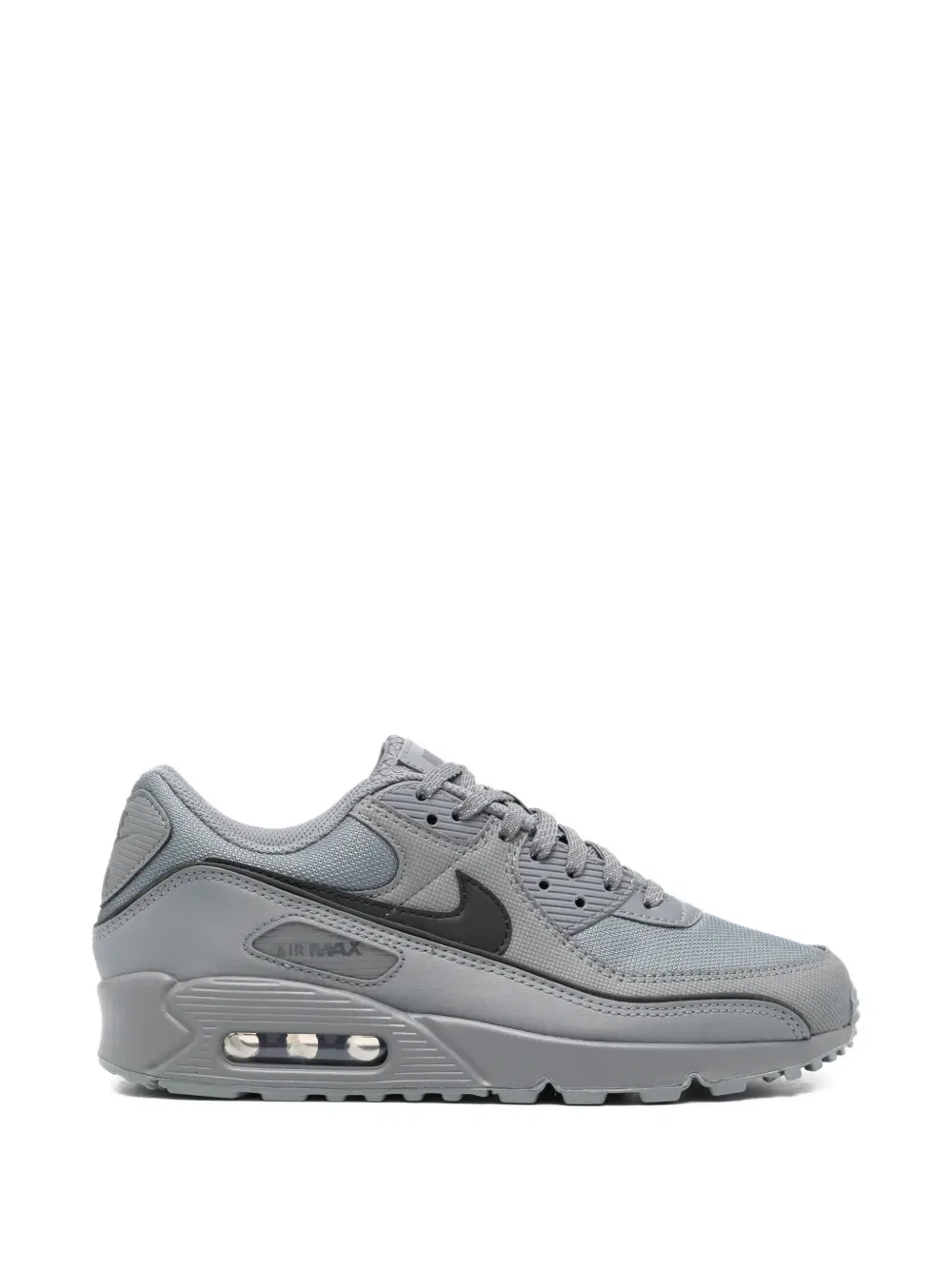 Кроссовки Air Max 90 на шнуровке Nike, серый