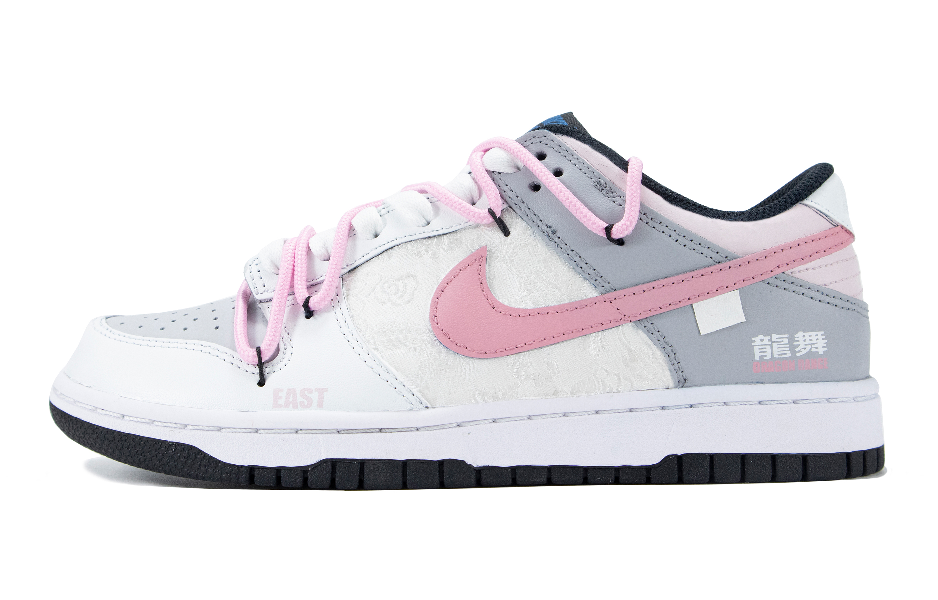 

Кроссовки Nike Dunk Skateboard Shoes Women's Low-Top White Pink, Розовый, Кроссовки Nike Dunk Skateboard Shoes Women's Low-Top White Pink