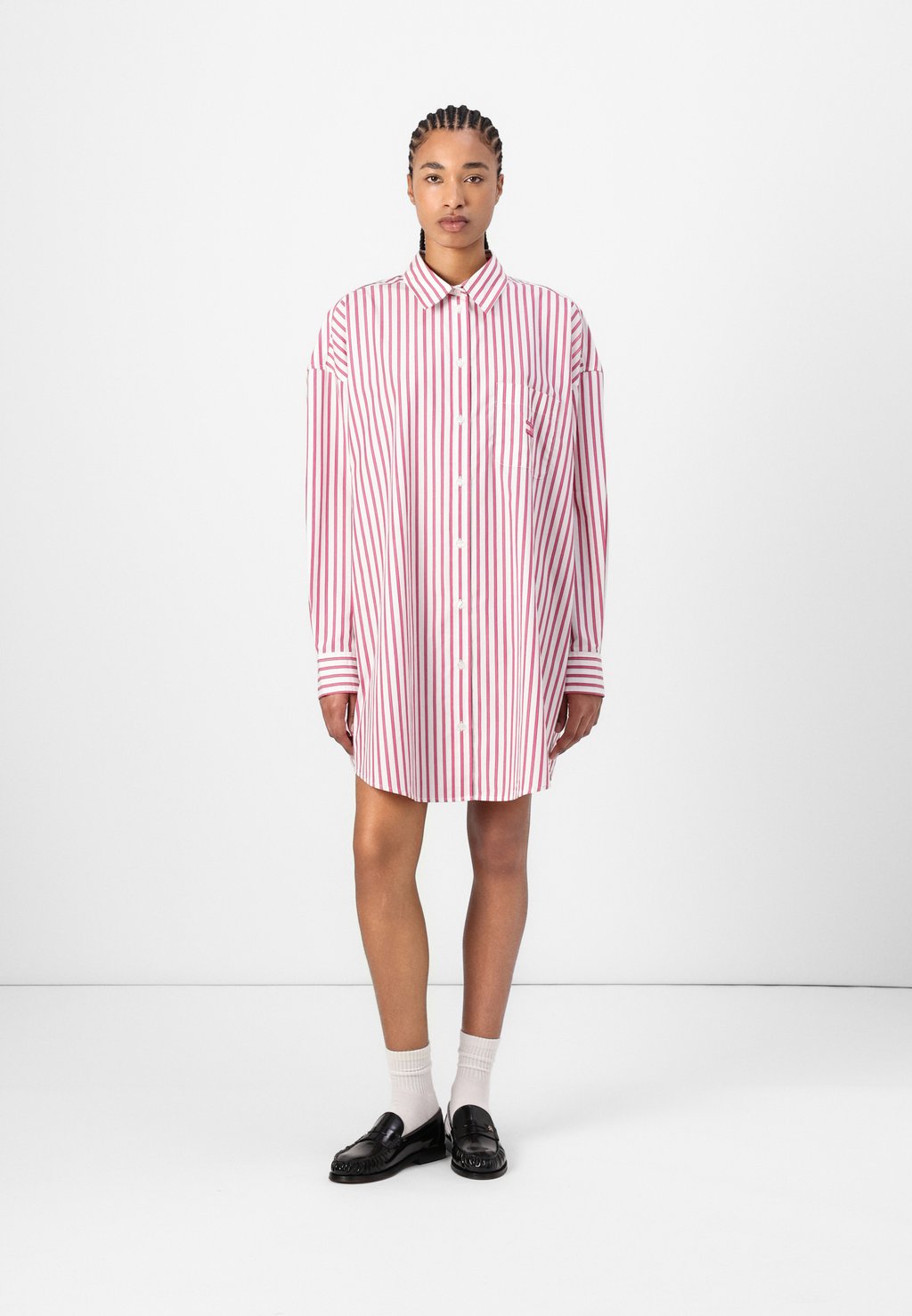 

Платье-рубашка MINI SHIRT DRESS Tommy Jeans, розовый