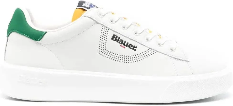Синие кроссовки BUCK03 Blauer Ht — фото 3