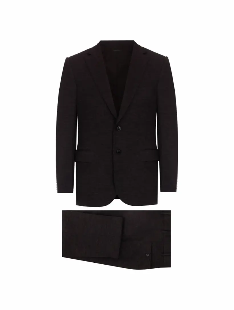 

Шерстяной костюм Brioni, серый