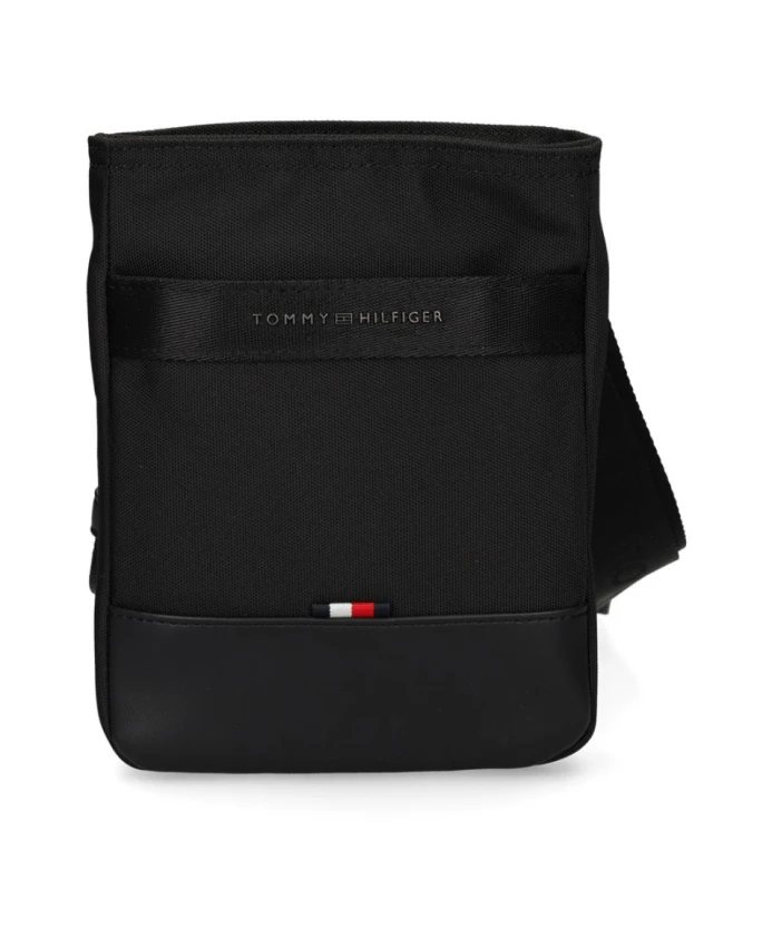 

Черная сумка через плечо с металлическим логотипом Tommy Hilfiger, черный