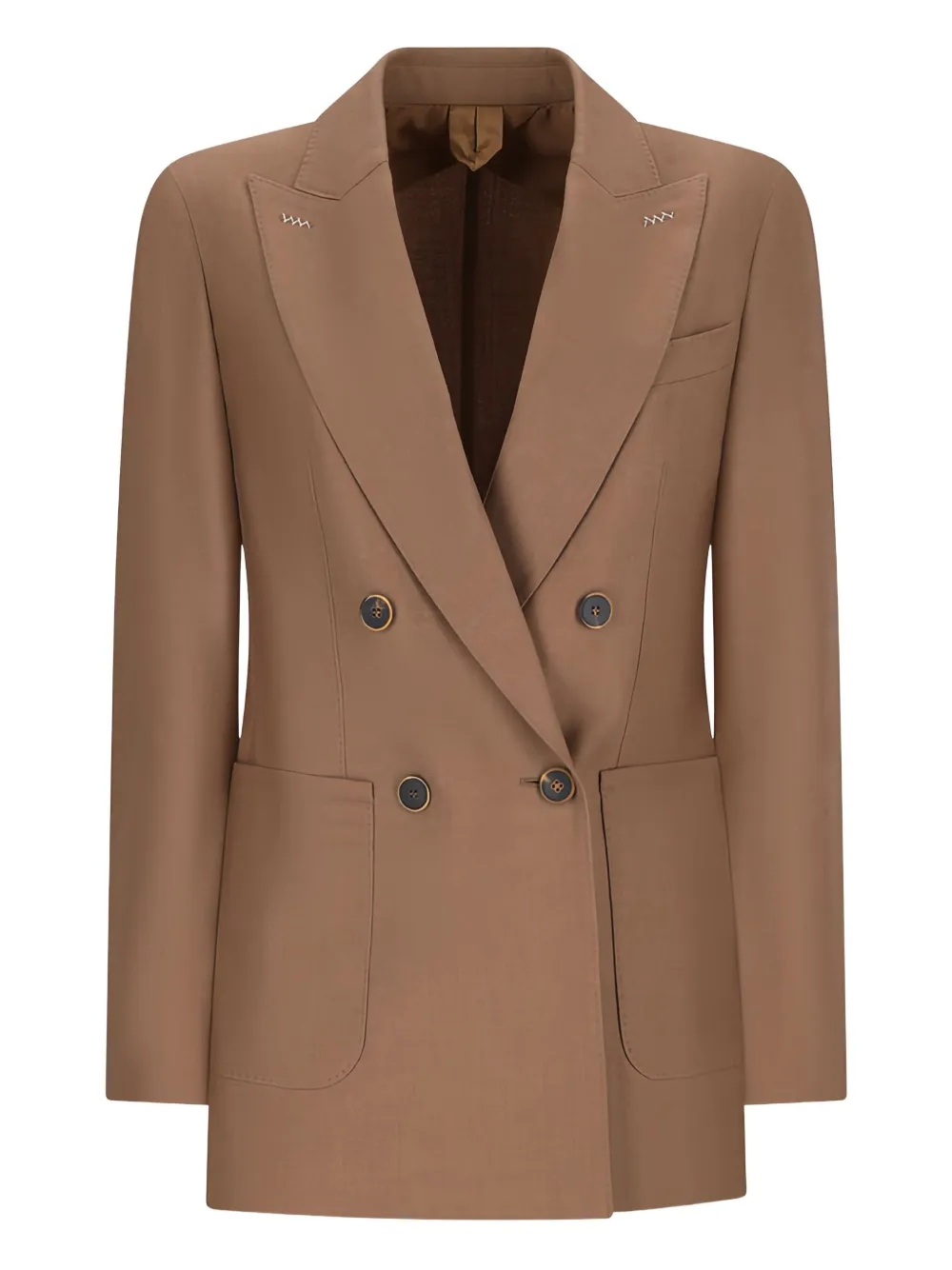 

Жакет Double-breasted patch-pocket dress MAX MARA, коричневый