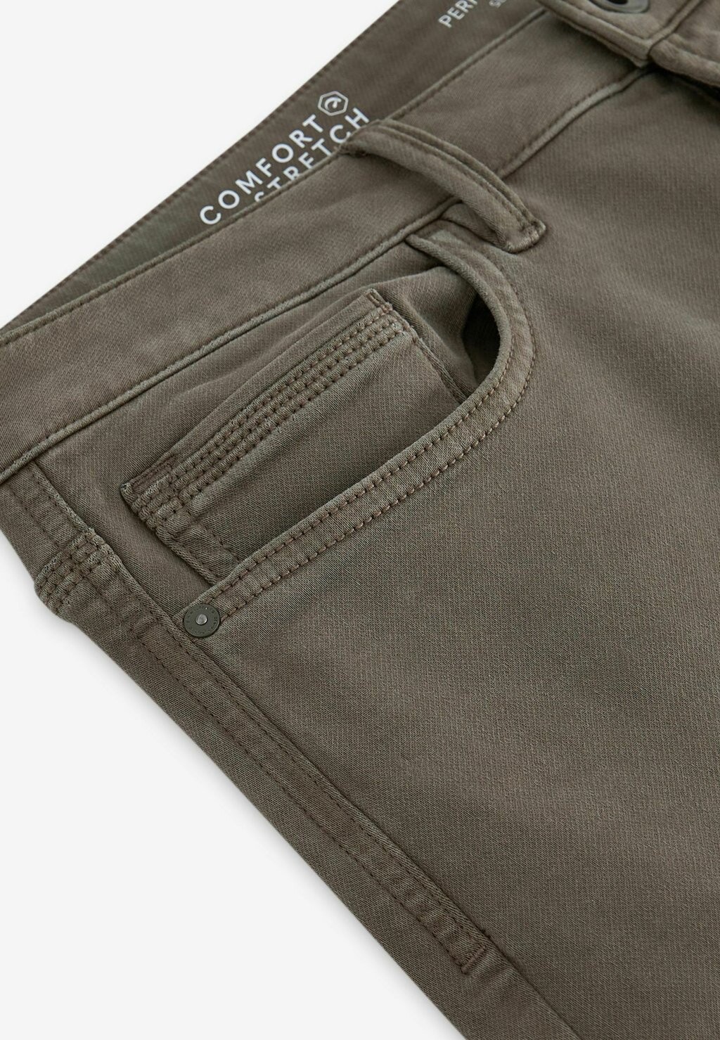 Джинсы облегающего кроя COMFORT STRETCH  Next, коричневый — фото 2