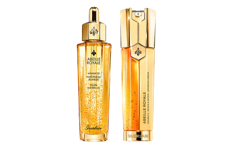 ABEILLE ROYALE 3 оригинальные медовые двухфазные сыворотки наборы для ухода за кожей GUERLAIN, Rejuvenating Honey 30ml + Double Tube Essence Upgrade 30ml (No Gift Box) — фото 2