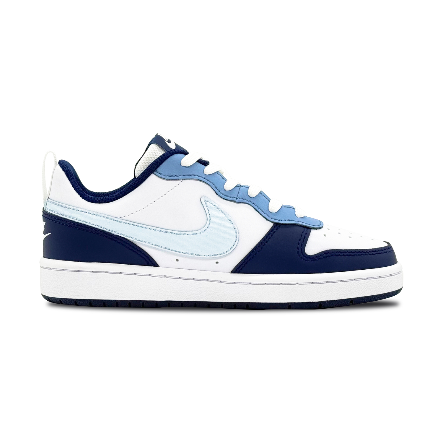 Nike Court Borough Low 2 Low Top детские скейтбординг кроссовки Light Blue для подростков — фото 3