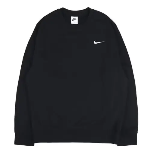 

Рубашка Nike Club Training Crew Sweatshirt 'Black', черный