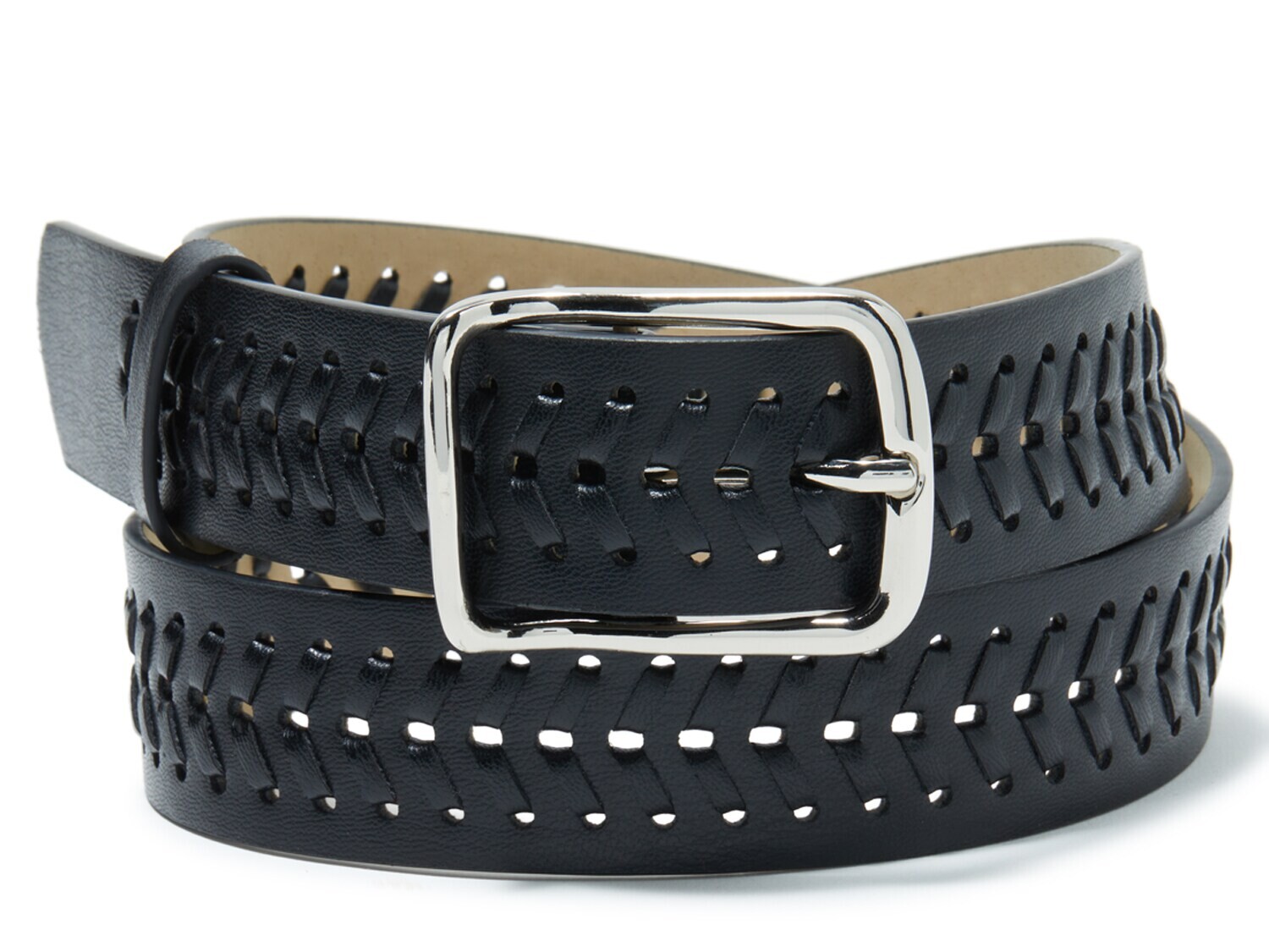 

Ремень Crown Vintage Whipstitch, черный