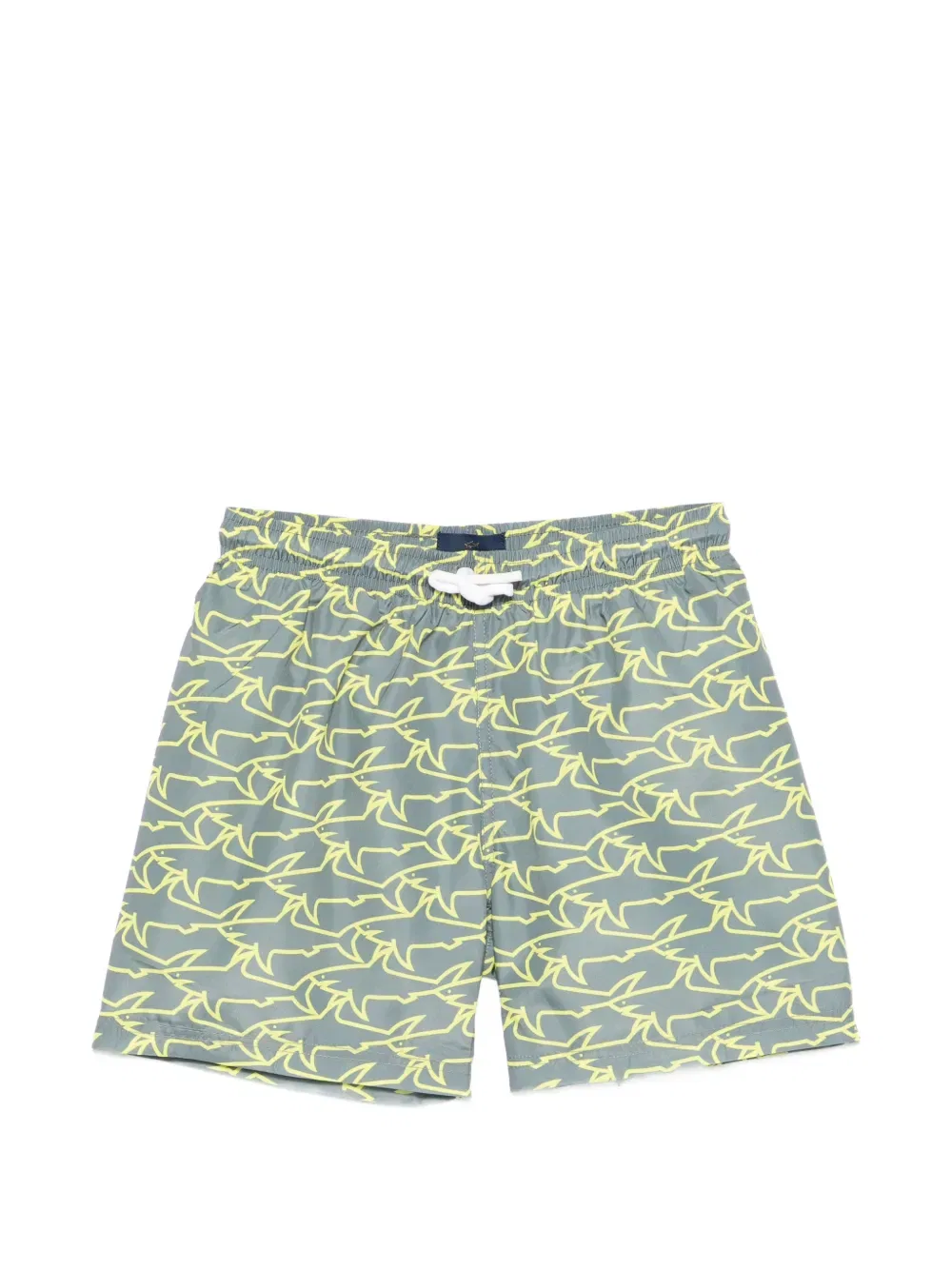 Плавки с рисунком в виде акулы Paul & Shark Junior, зеленый