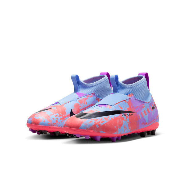 Кроссовки mercurial superfly 9 pro acad mds ag boots 'cobalt bliss black fuchsia' Nike, серый — фото 4