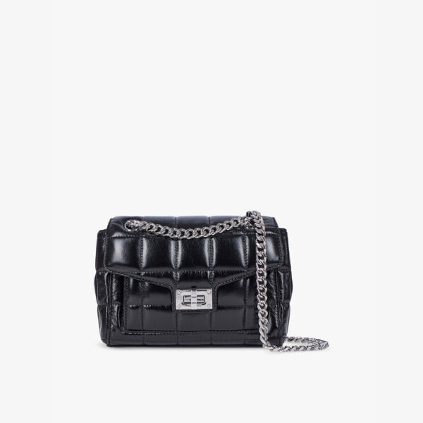 

Сумка через плечо из стеганой кожи The Kooples, черный
