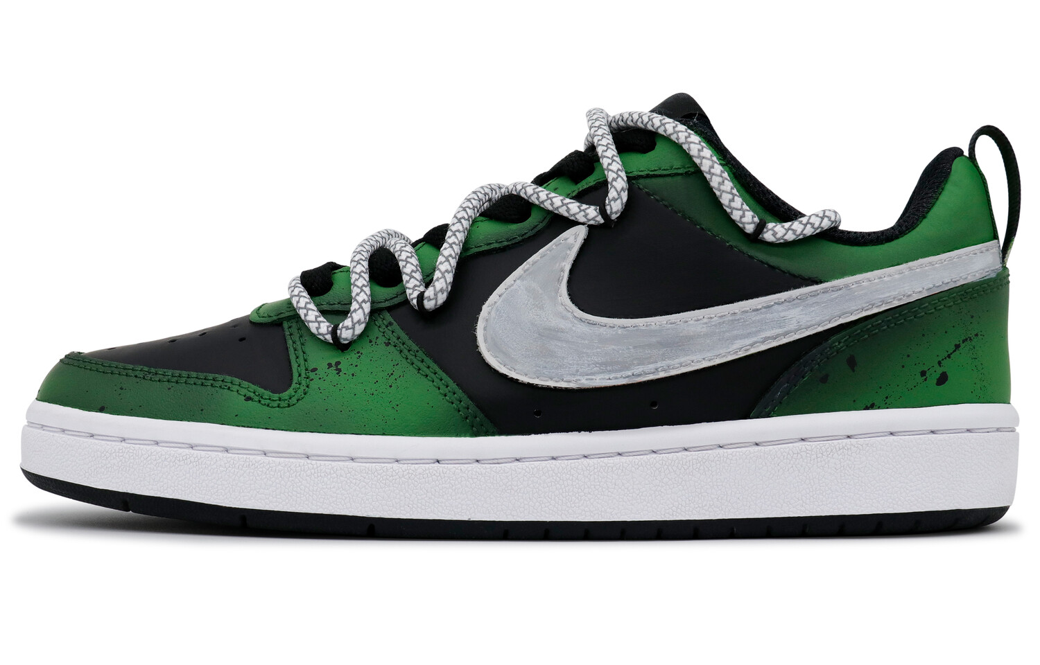 

Кроссовки Nike Court Borough Skateboarding Shoes Women's Low-top Green/gray, зеленый