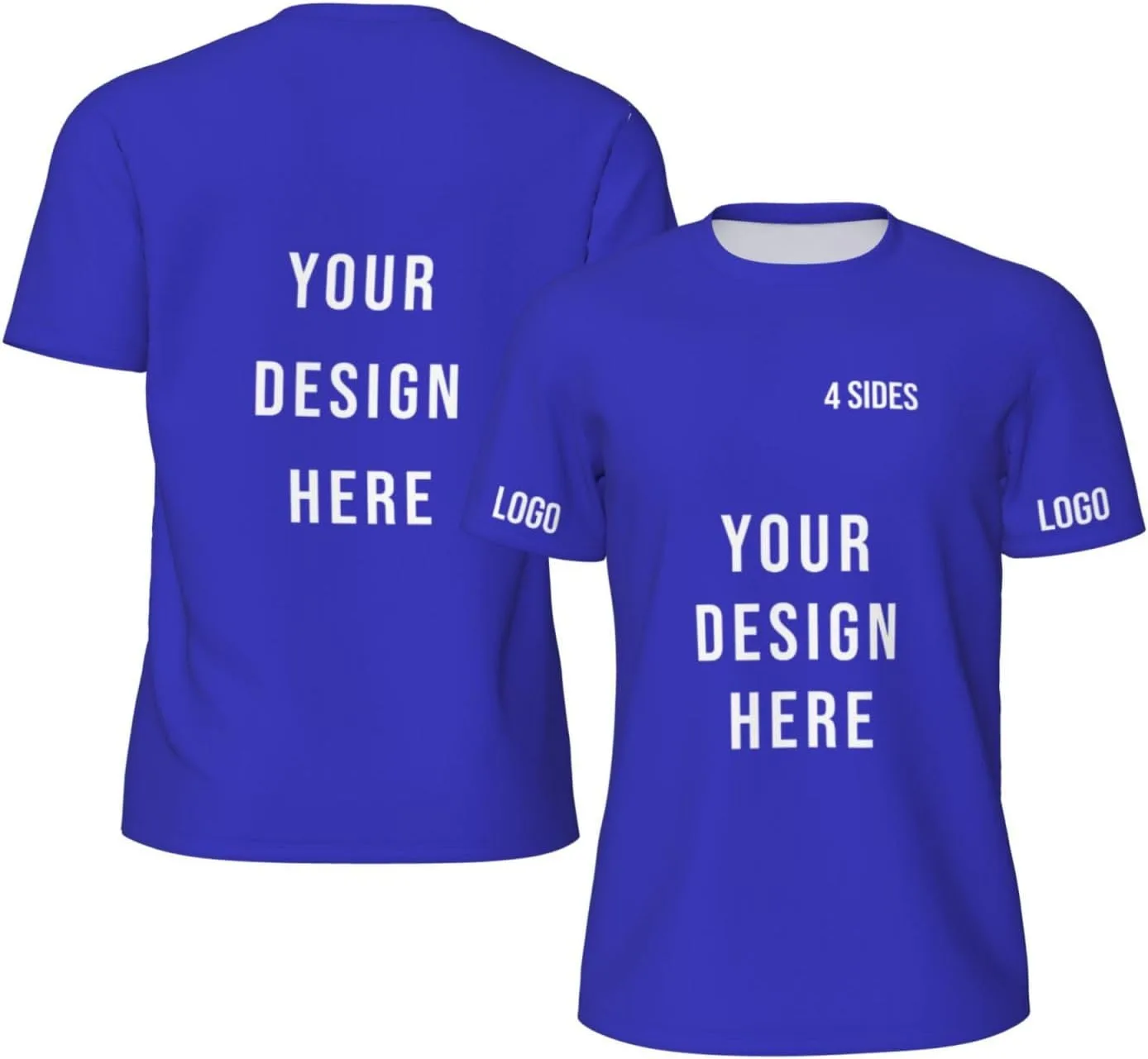 

Футболка Custom с логотипом и текстом на 4 сторонах