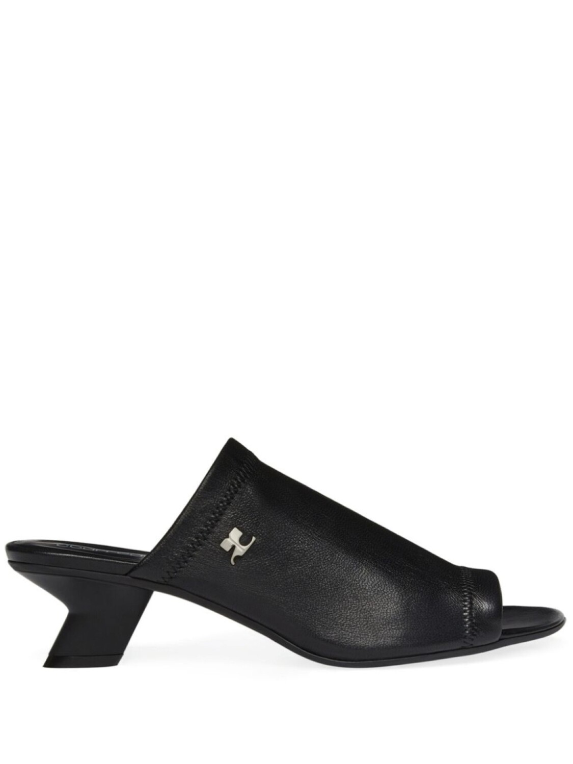 Courrèges мюли Wet Stretch, черный