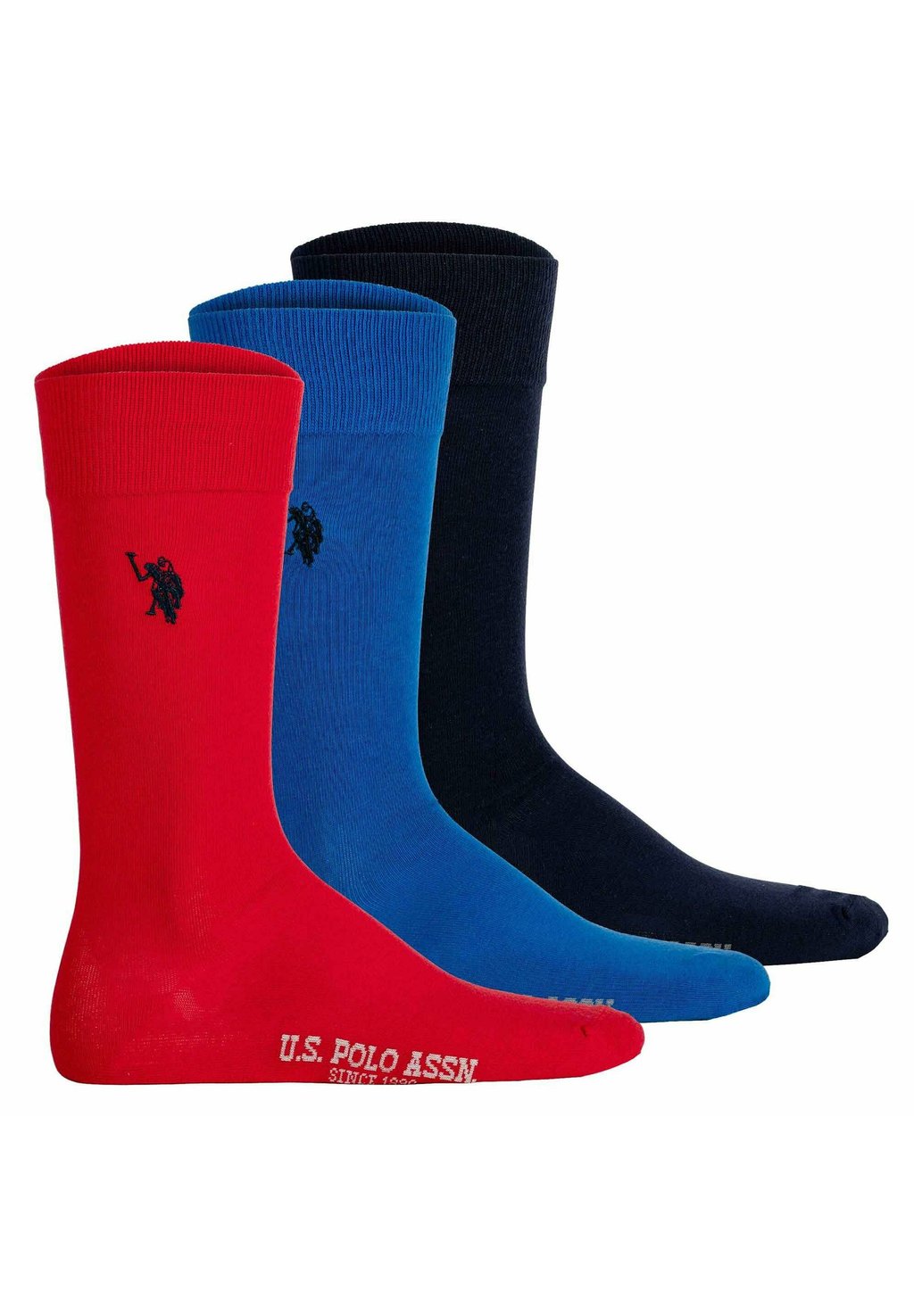 

Носки 3ER PACK LOGO U.S. Polo Assn., красный