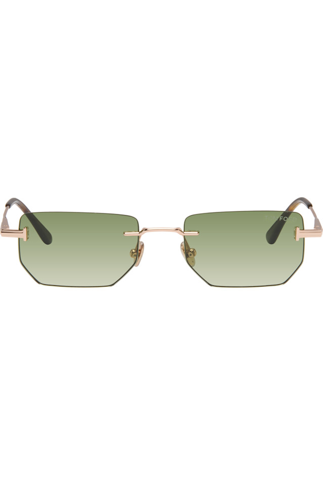 

Tom Ford Солнцезащитные очки Ethan цвета розового золота