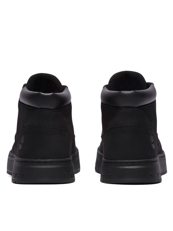 Ботинки мужские Timberland однотонные на шнуровке, черный — фото 3
