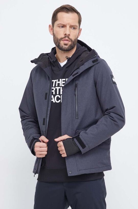 

Однотонная куртка Mission Quiksilver, серый
