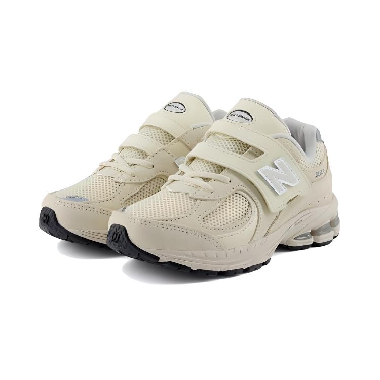 Кроссовки детские NB 2002R PS Low-top белые New Balance, коричневый — фото 3