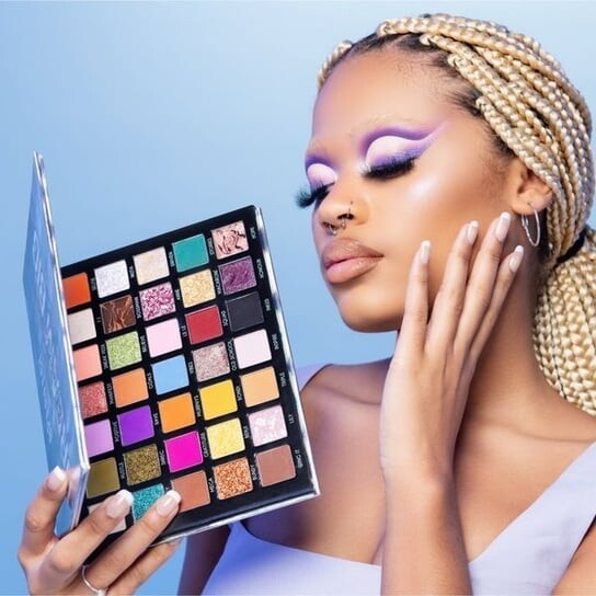 Палитра теней для век BPerfect Manifest Dream Big Palette, BPERFECT COSMETICS, разноцветный — фото 4