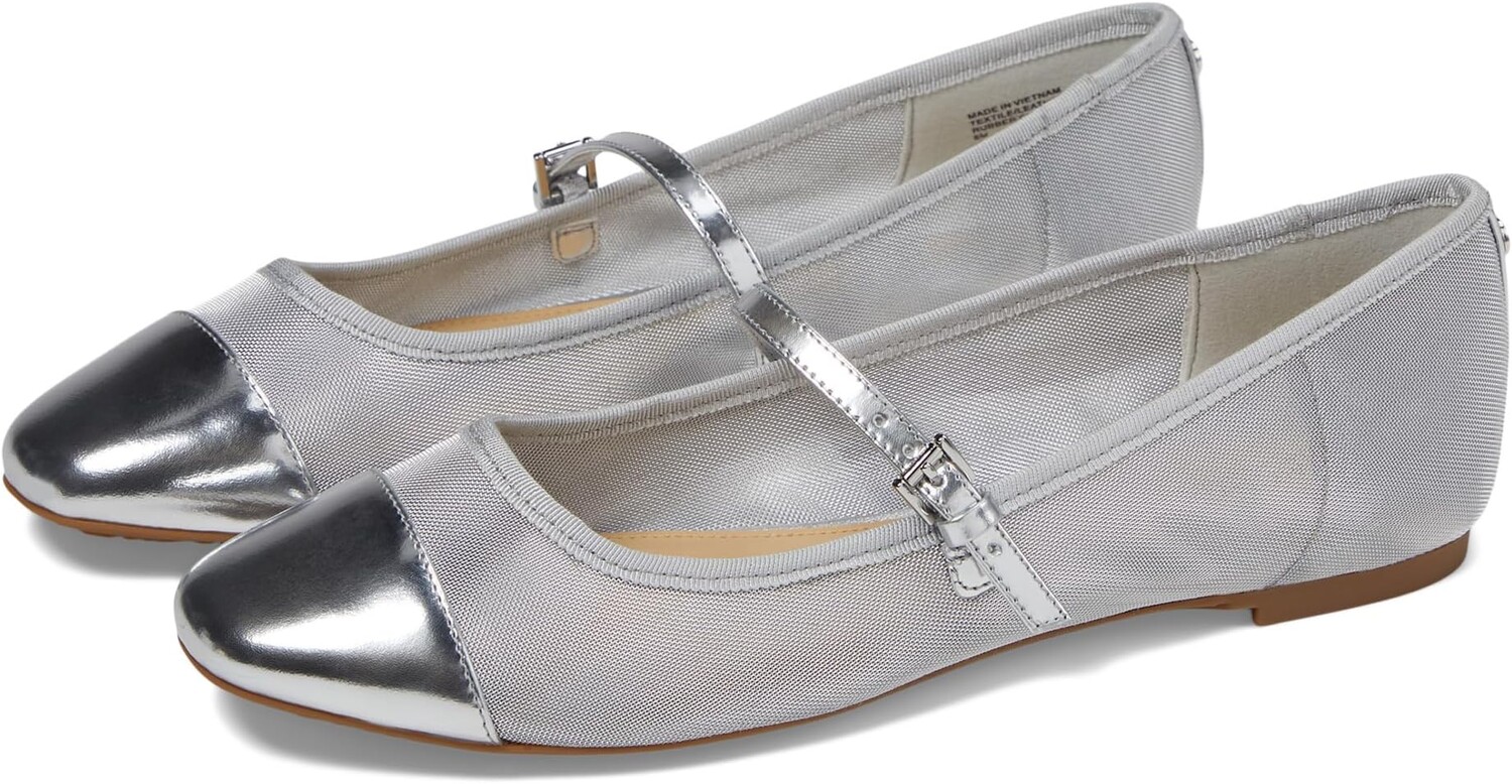 

Туфли на плоской подошве MICHAEL Michael Kors Mae Flex Ballet, серебряный