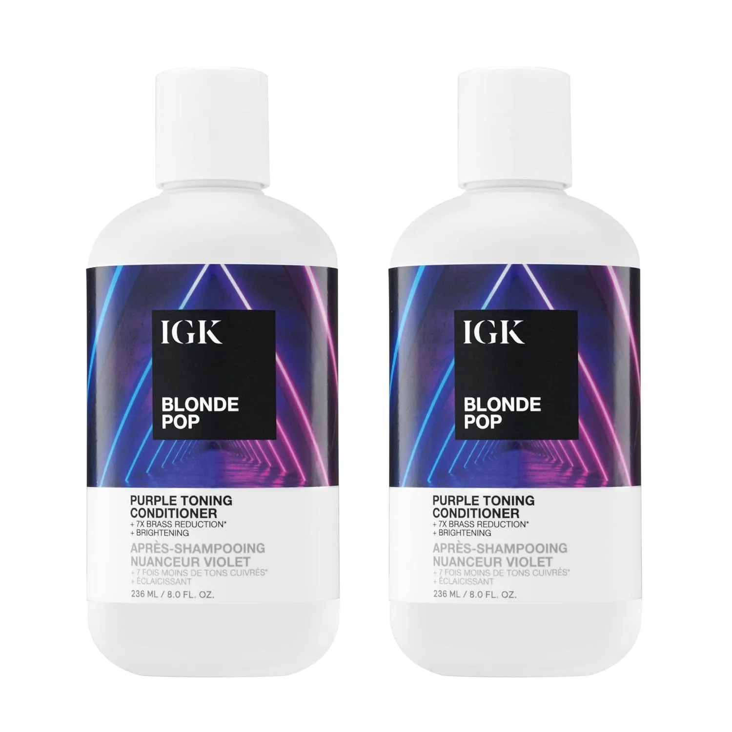 Кондиционер IGK Blonde Pop (.) - фиолетовый, для светлых, мелированных или окрашенных волос