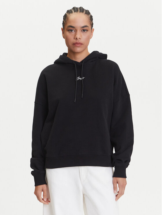 

Толстовка оверсайз C_Ehoody 50547572 Boss, черный