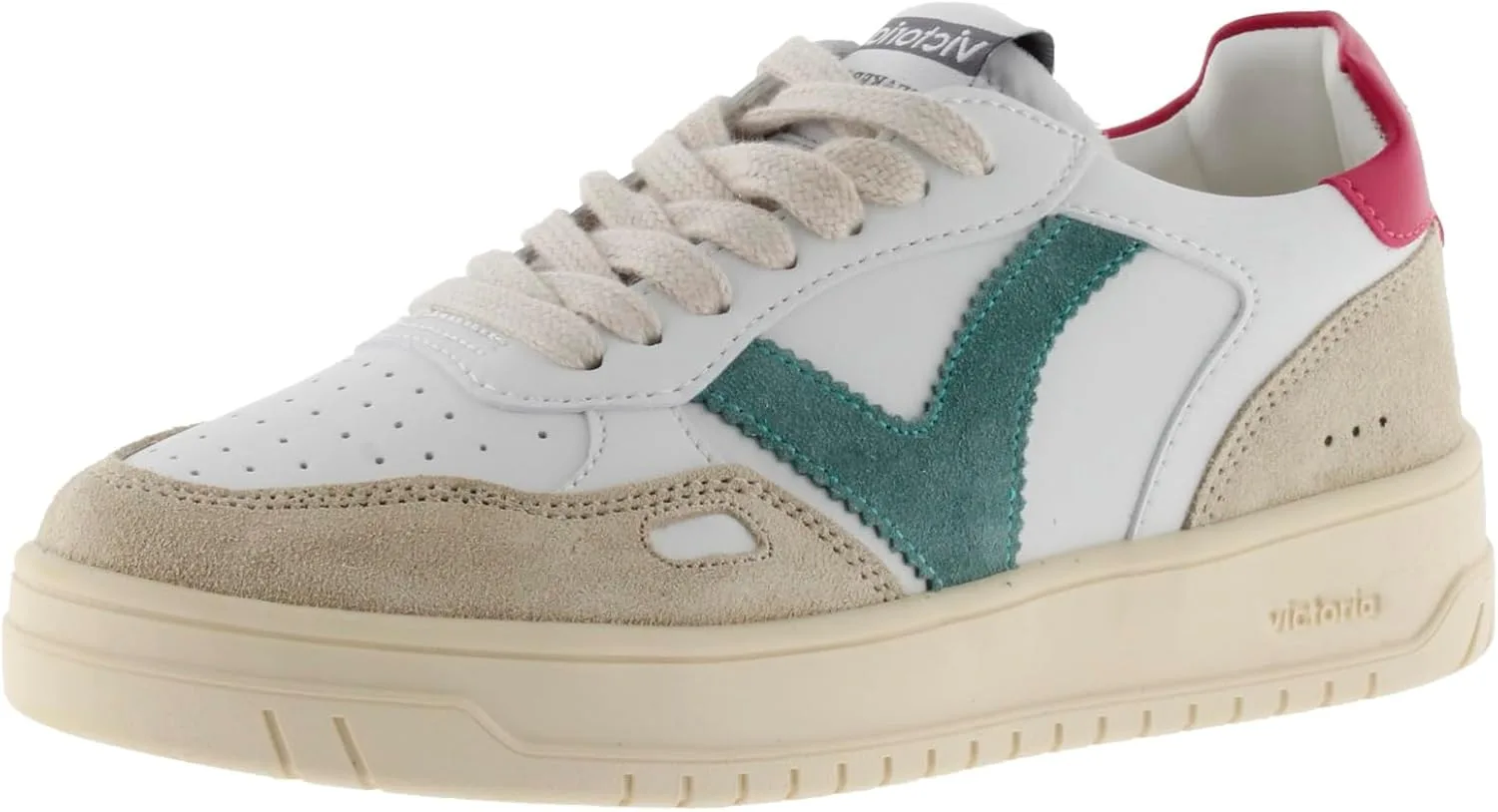 Кроссовки Victoria Low-Top Unisex Seul Leather Effect & Colored & Split Leather Parts in Contrast 1257101 для взрослых