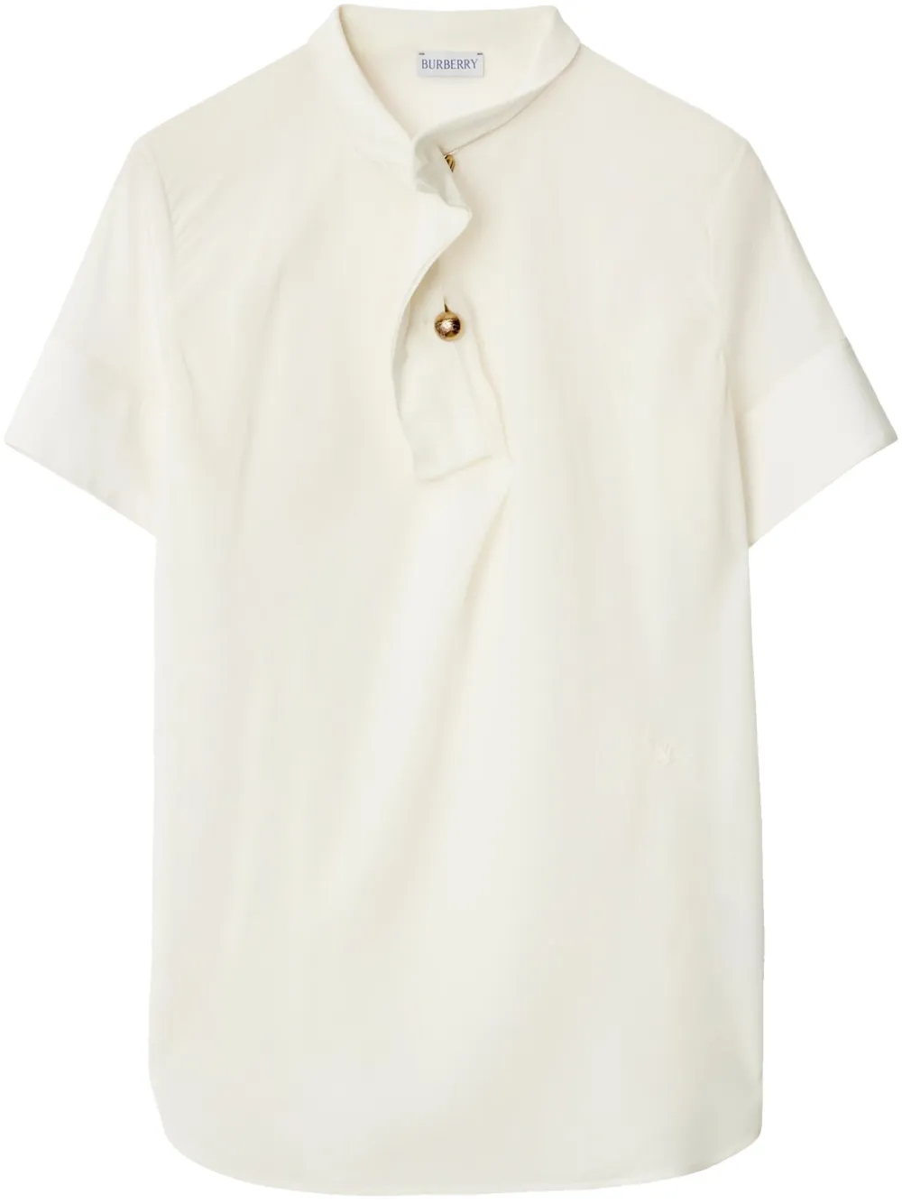 

Шелковый топ BURBERRY, нейтральный