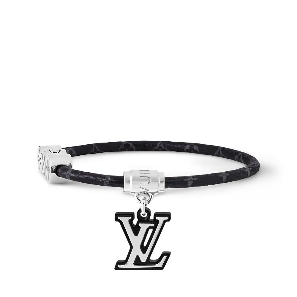 

Браслет с монограммой для вечеринок Louis Vuitton, серый