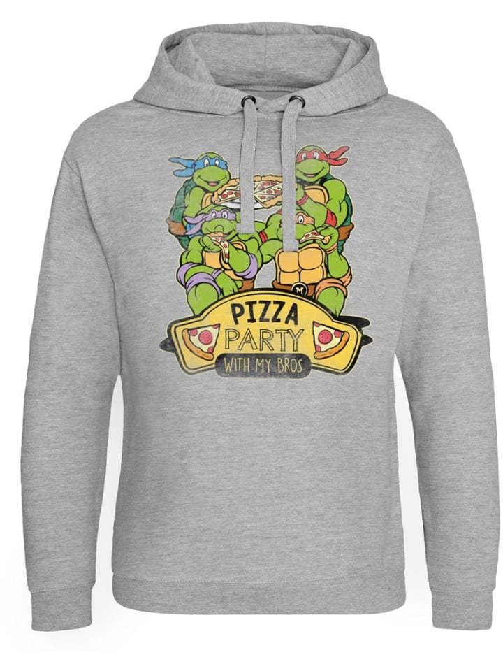 

Teenage Mutant Ninja Turtles Худи "Pizza Party With My Bros Epic Hoodie" серого цвета, Серый, Teenage Mutant Ninja Turtles Худи "Pizza Party With My Bros Epic Hoodie" серого цвета